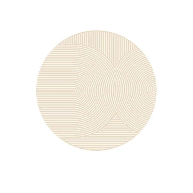 Tapis ronds lignes modernes tapis pour salon chambre cuisine tapis rond géométrique moderne tapis doux lavable tapis de chambre