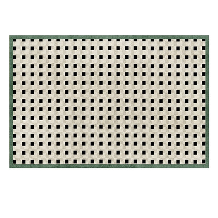 Checkered Rug Foldable Washable Area Rug Indoor Carpet for Living Room Bedroom Dining Room Abstract Geometric Carpets