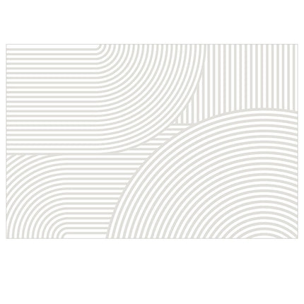Art Line Rug Washable Area Rug Indoor Carpet for Living Room Bedroom Dining Room Abstract Geometric Carpets Large Floor Rugs