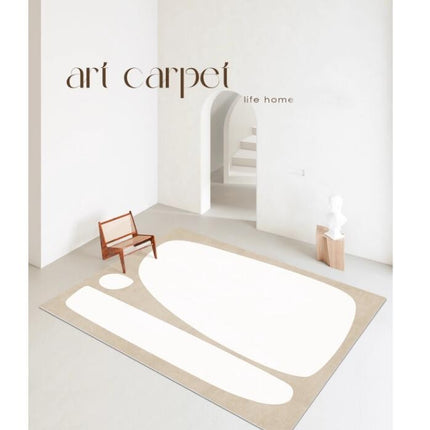 Art Line Rug Washable Area Rug Indoor Carpet for Living Room Bedroom Dining Room Abstract Geometric Carpets Large Floor Rugs