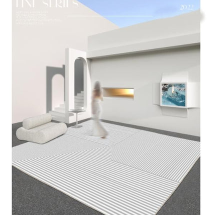 Area Rugs, Abstract Carpet Lines Carpets Minimalist Rugs Large Modern Rug For Kitchen Living Room Bedroom Dining Room Office