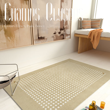 Large Floor Rugs Washable Area Rug Checkered Carpets Geometric Simple Indoor Outdoor Carpet for Bedroom,for Living Room Dining Room Kitchen