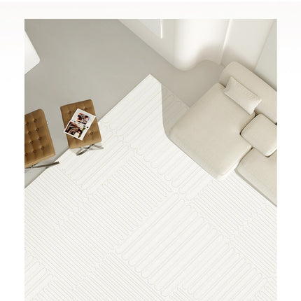 Area Rugs Minimalist Line Rugs Large Modern Carpets Kitchen Soft Rug Geometric Cream Carpet for Bedroom Dining Room Living Room