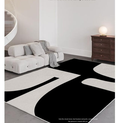 Art Area Rugs for Living Room Machine Washable Rug Lines Abstract for Indoor Carpets, Geometric Carpet for Bedroom Dining Room