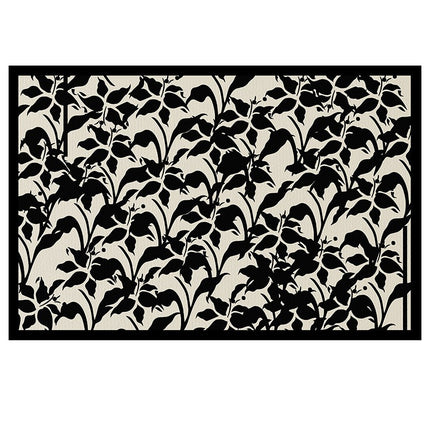 Large Floor Rugs,Carpets for Bedroom Beige And Black Area Rug Washable Accent Rugs Non-Slip Soft Rugs And Carpet for Living Room Sofa
