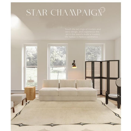 Carpets for Living Room Washable Area Rug for Bedroom Beige Large Floor Rugs Non Slip Braided Woven Rug Area Rugs for Dining Room