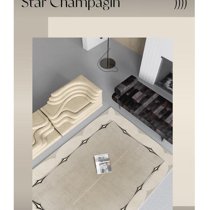 Carpets for Living Room Washable Area Rug for Bedroom Beige Large Floor Rugs Non Slip Braided Woven Rug Area Rugs for Dining Room