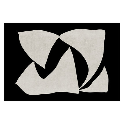 Contemporary Art Simple Machine Washable Area Rug for Living Room Large Floor Rugs Carpet for Bedroom Dining Room Office Carpets Decor