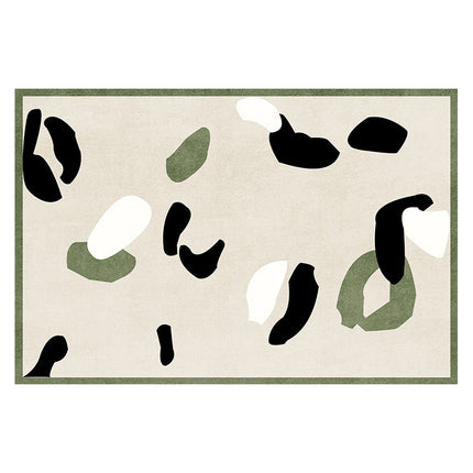 Contemporary Art Simple Machine Washable Area Rug for Living Room Large Floor Rugs Carpet for Bedroom Dining Room Office Carpets Decor