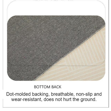 Minimalist Lines Geometric Rugs,Cream Style Large Floor Carpets Washable Soft Area Rug for Living Room Bedroom Dining Office Indoor Carpet