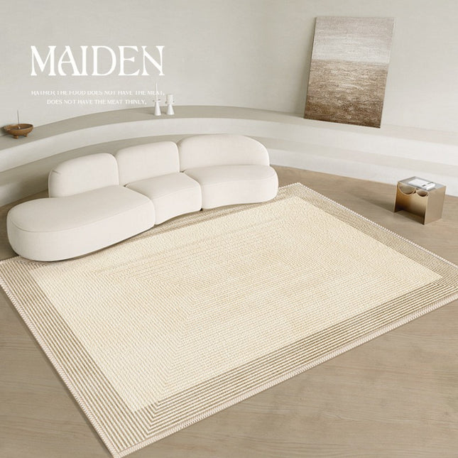 Bedroom Rug Beige Decor Carpet Super Soft Carpets Geometric Modern Area Rugs for Living Room Bedside Carpet Runner
