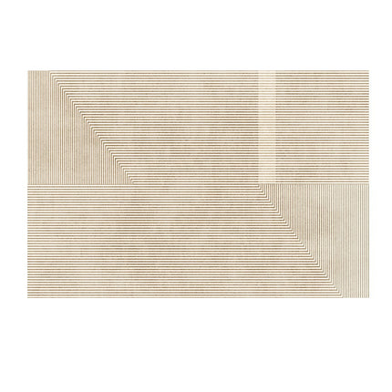 Lines Geometric Area Rug Modern Cream Indoor Non-Slip Rugs for Living Room Bedroom Kitchen Dining Room Home Office Floor Carpet