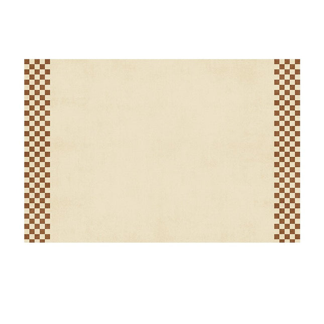 Teppich mit abstraktem Muster, Retro-geometrisches Schachbrettmuster, Schlafzimmerteppiche, große, rutschfeste Heimdekor-Teppiche für das Wohnzimmer