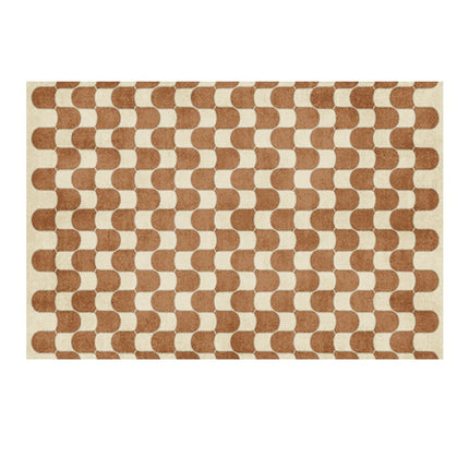 Black and White Plaid Area Rug for Living Room Throw Rugs Checkered Carpets Premium Carpet For Living Room Bedroom