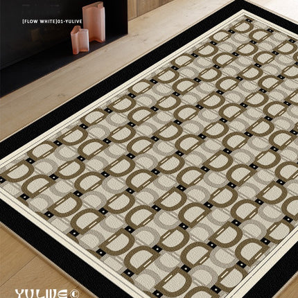 Tapis lavables pour le salon, grands tapis pour la chambre à coucher, tapis d'intérieur doux, contemporain, antidérapant, à poils courts, pour la maison, le bureau, la salle à manger
