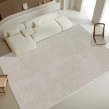 Large Area Rugs Washable Rug for Living Room Minimalist Lines Abstract Carpets for Bedroom Modern Carpet for Dining Room