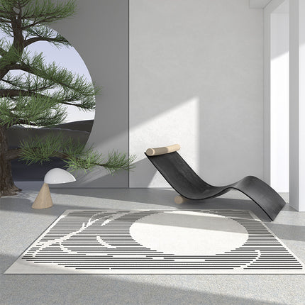 Grand tapis moderne lavable en machine, style bohème abstrait, antidérapant, doux, tapis de sol d'intérieur pour salon, chambre à coucher, cuisine, salle de bain