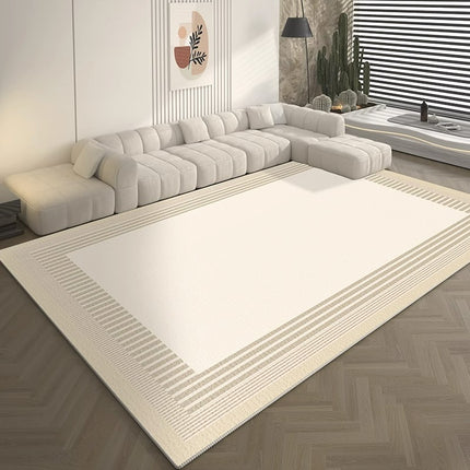 Tapis de grande surface, tapis pour salon, lignes minimalistes, tapis abstrait pour chambre à coucher