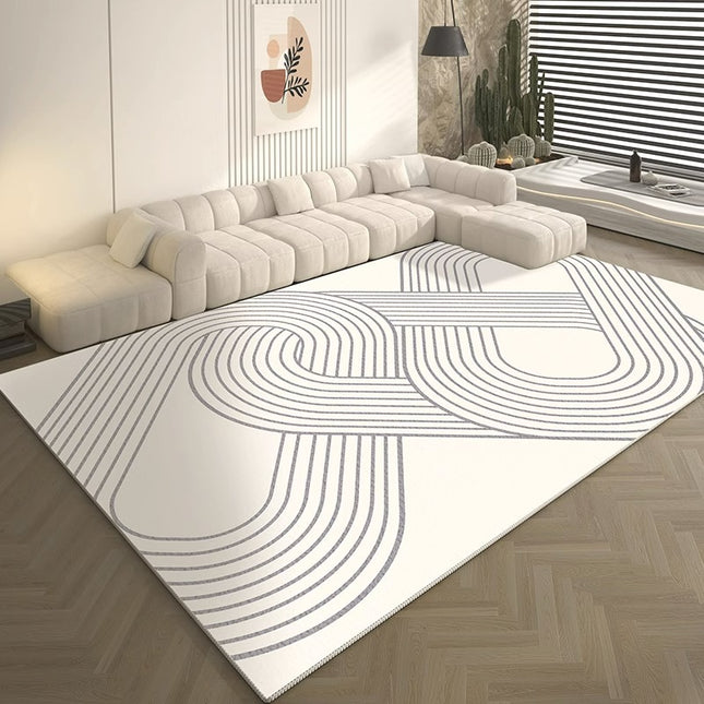 Large Area Rugs ,Rug for Living Room Minimalist Lines Carpet Abstract Carpets for Bedroom