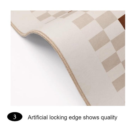 Checkered Area Rug Modern Minimalist Carpets Washable Indoor Rugs,Carpet for Living Room Kitchen