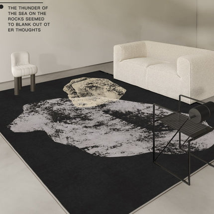Modern Art Area Rugs Living Room Bedroom Non-Slip Comfortable Thin Carpets Abstract Carpet