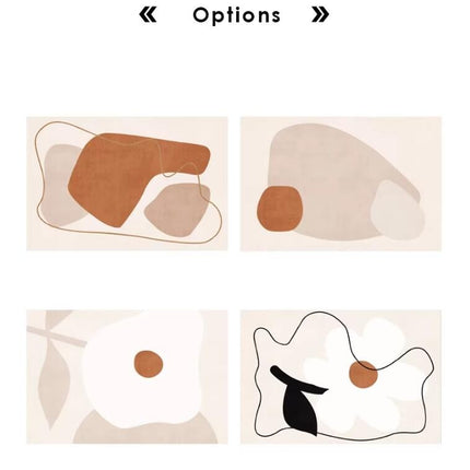 Tapis abstrait moderne, décor artistique minimaliste, pour salon, chambre à coucher, grand tapis d'intérieur