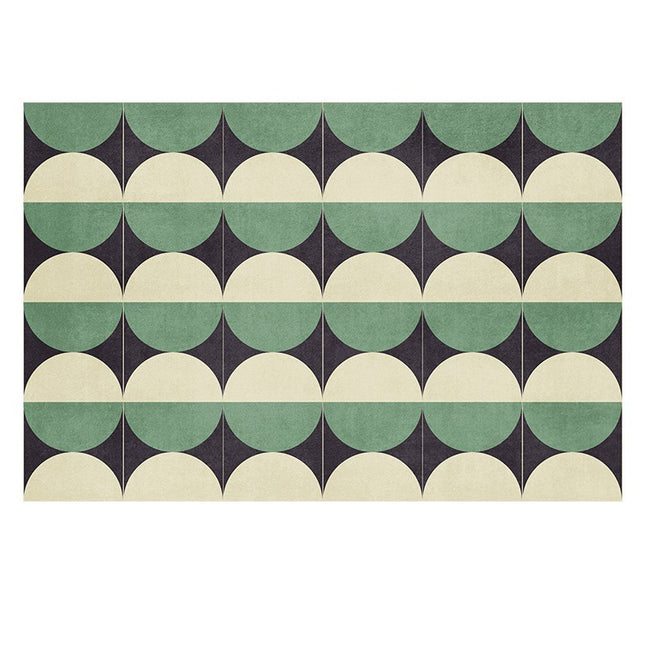 Tapis de zone verte tapis modernes antidérapants tapis abstraits pour tapis de salon de décoration intérieure