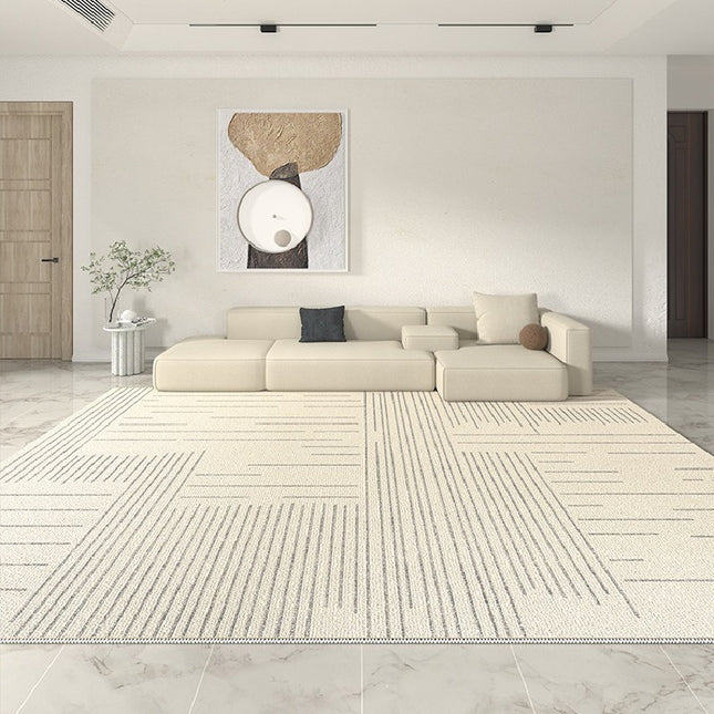 Beige Decor Carpet Super Soft Carpets Geometric Modern Area Rugs for Living Room Rug And Carpet