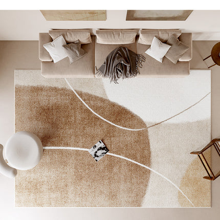 Living Room Rugs Art Decor Modern Abstract Area Rugs for Bedroom Carpet Large Indoor Rug