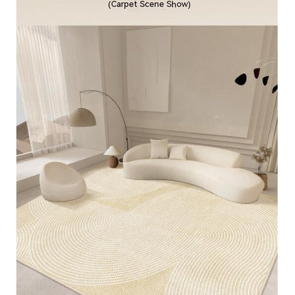 Tapis géométrique lignes minimalistes, grand tapis de sol d'intérieur pour salon