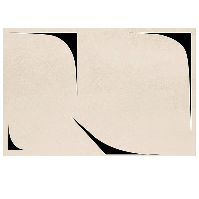 Tapis de décoration artistique minimaliste, moderne et abstrait, pour salon, chambre à coucher, grand tapis d'intérieur