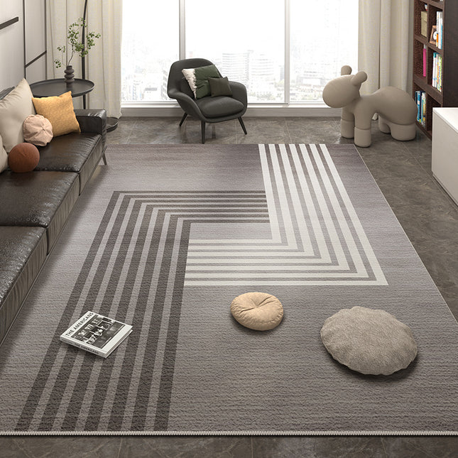 Indoor Area Rugs for Living Room Minimalist Lines Abstract Carpets Modern Geometric Carpet