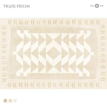 Washable Area Rug Living Room Large Rugs Soft Low-Pile Floor Carpet for Contemporary