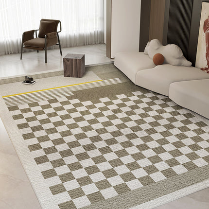 Art Area Rug for Living Room Lines Abstract for Indoor Carpets Geometric Carpet Large Floor Rugs