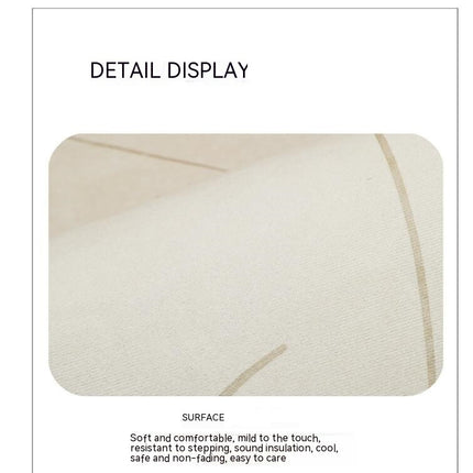 Carpet for Living Room Cream Rugs Large, Floor Carpets Home Decor Geometric Area Rug