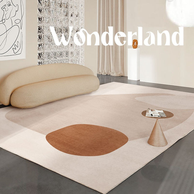Tapis artistique pour salon, lignes abstraites pour tapis d'intérieur, grands tapis de sol géométriques