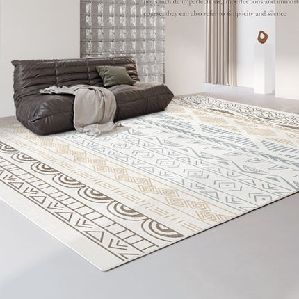 Tapis géométrique pour lignes de salon, tapis d'intérieur abstrait, tapis d'art, grands tapis de sol