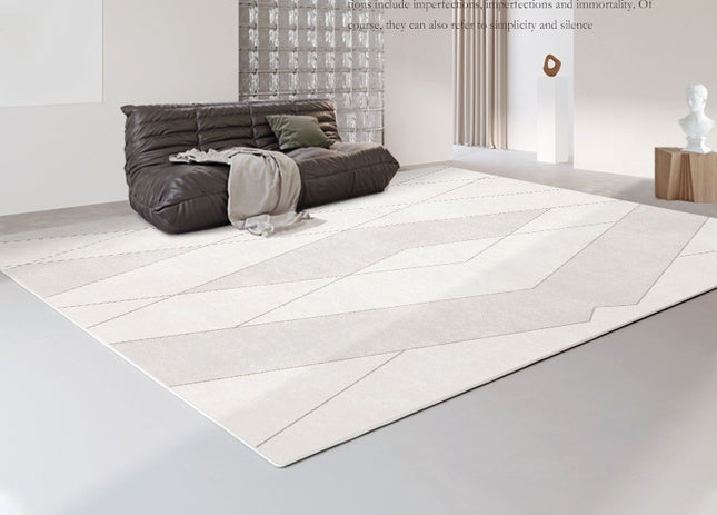 Geometric Area Rug for Living Room Lines Abstract Indoor Carpets Art Carpet Large Floor Rugs