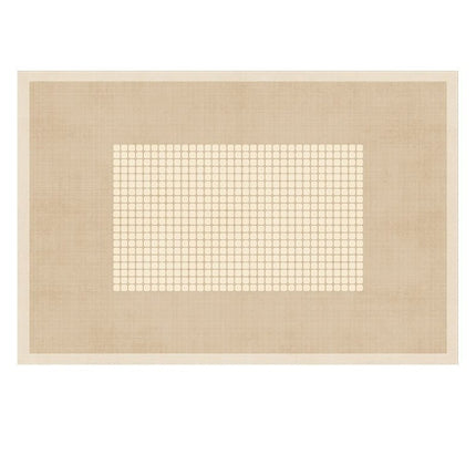 Tapis à carreaux noirs et blancs Tapis de salon géométrique Grands tapis de sol Tapis de sol d'intérieur