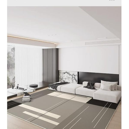 Large Area Rugs for Living Room Minimalist Abstract Carpets Modern Geometric Carpet