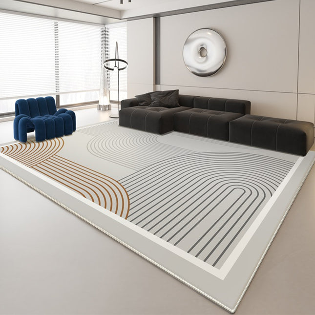 Grands tapis pour salon, lignes minimalistes, abstraits, géométriques modernes