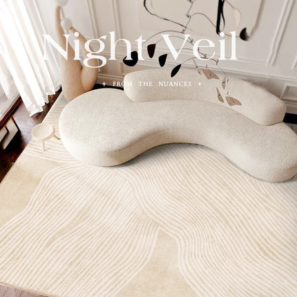 Area Rug for Living Room Lines Abstract for Indoor Carpets Geometric Carpet Large Floor Rugs