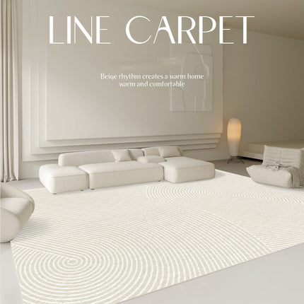Minimalist Lines Geometric Carpet Large Floor Rugs Indoor Area Rug for Living Room