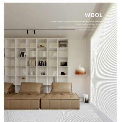 Large Area Rugs for Living Room Lines Abstract Rug Modern Geometric Carpet for Indoor
