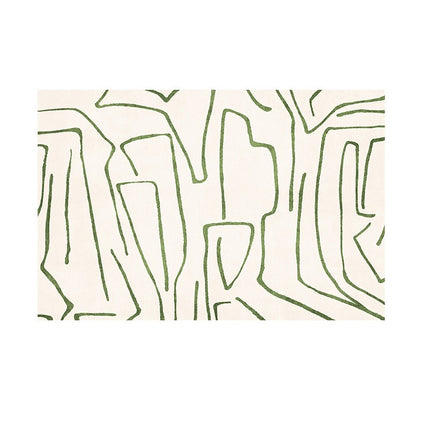 Art Area Rug for Living Room Lines Abstract for Indoor Carpets Geometric for Rugs Large