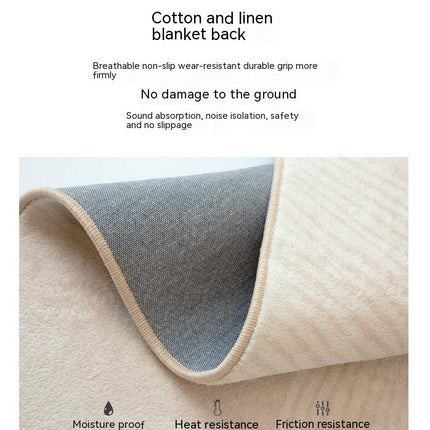 Beige Decor Carpet Soft Carpets Geometric Modern Area Rugs for Living Room Bedside Carpet