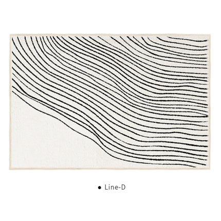 Minimalist Decor Modern Lines Area Rug for Living Room Bedroom Rugs Large Indoor Rugs And Carpet