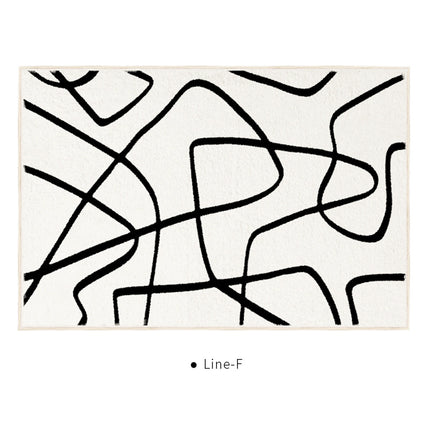 Minimalist Decor Modern Lines Area Rug for Living Room Bedroom Rugs Large Indoor Rugs And Carpet