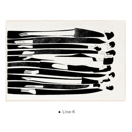 Minimalist Art Decor Modern Lines Area Rug for Living Room Bedroom Rugs Large Indoor Rugs And Carpet