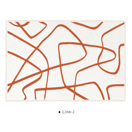 Minimalist Art Decor Modern Lines Area Rug for Living Room Bedroom Rugs Large Indoor Rugs And Carpet